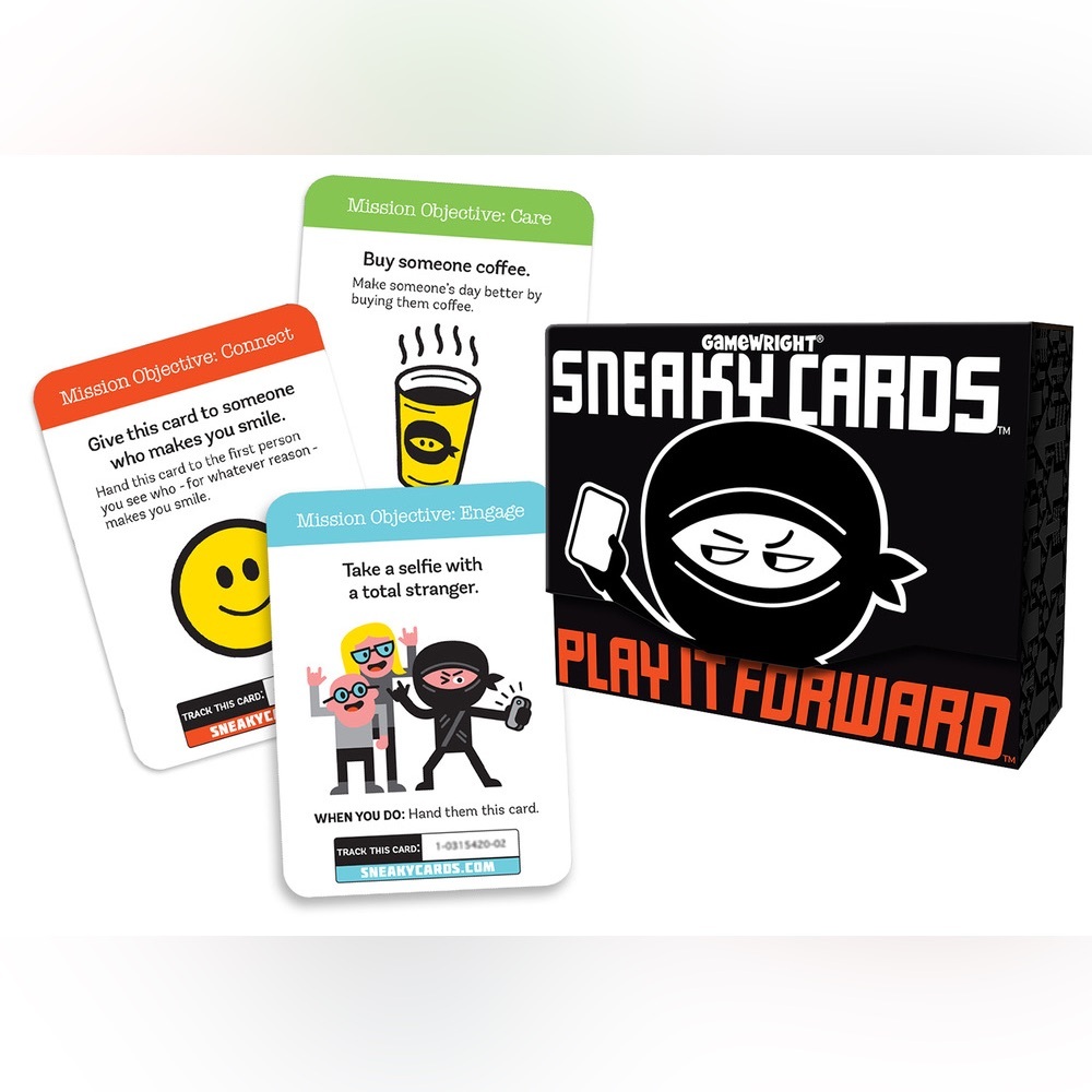 Sneaky Cards: Play It Forward Interactive Card Game by Gamewright - GUC